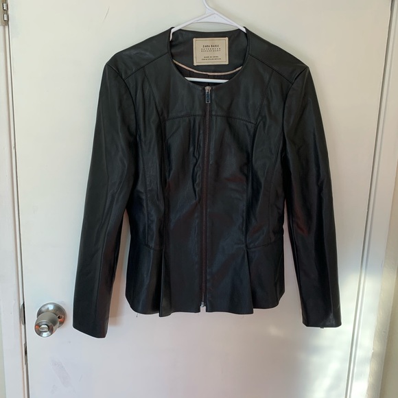 Zara Jackets & Blazers - Zara black Leather jacket